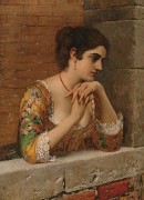 Eugene de Blaas_1843-1931_Venetian Beauty on Balcony.jpg